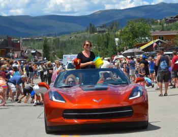 parade at Buffalo Days in Grand Lake, CO