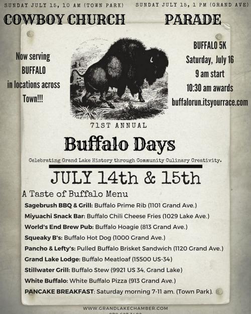 Buffalo Days Grand Mountain Rentals